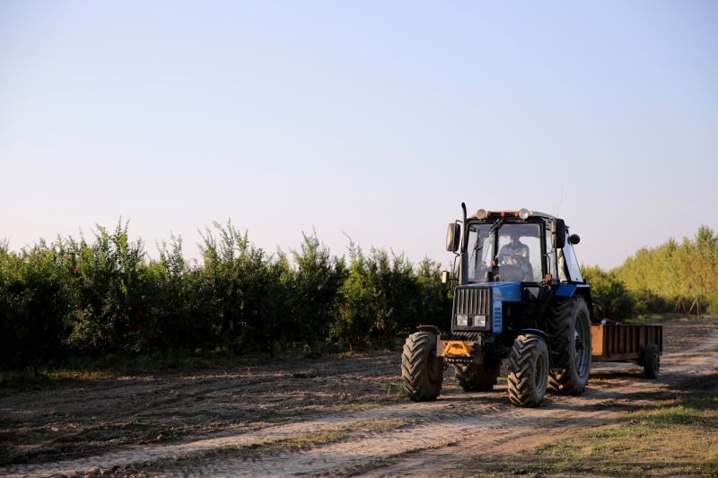 Tragedie evitată la limită. Șofer băut, fără permis, la volanul unui utilaj agricol