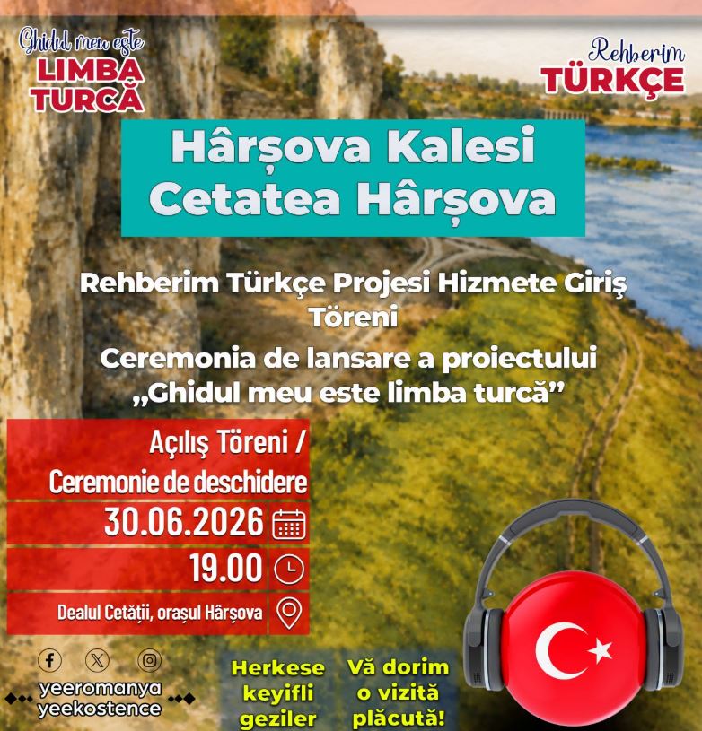 Cetatea Carsium din Hârșova va avea ghidaj audio în limba turcă