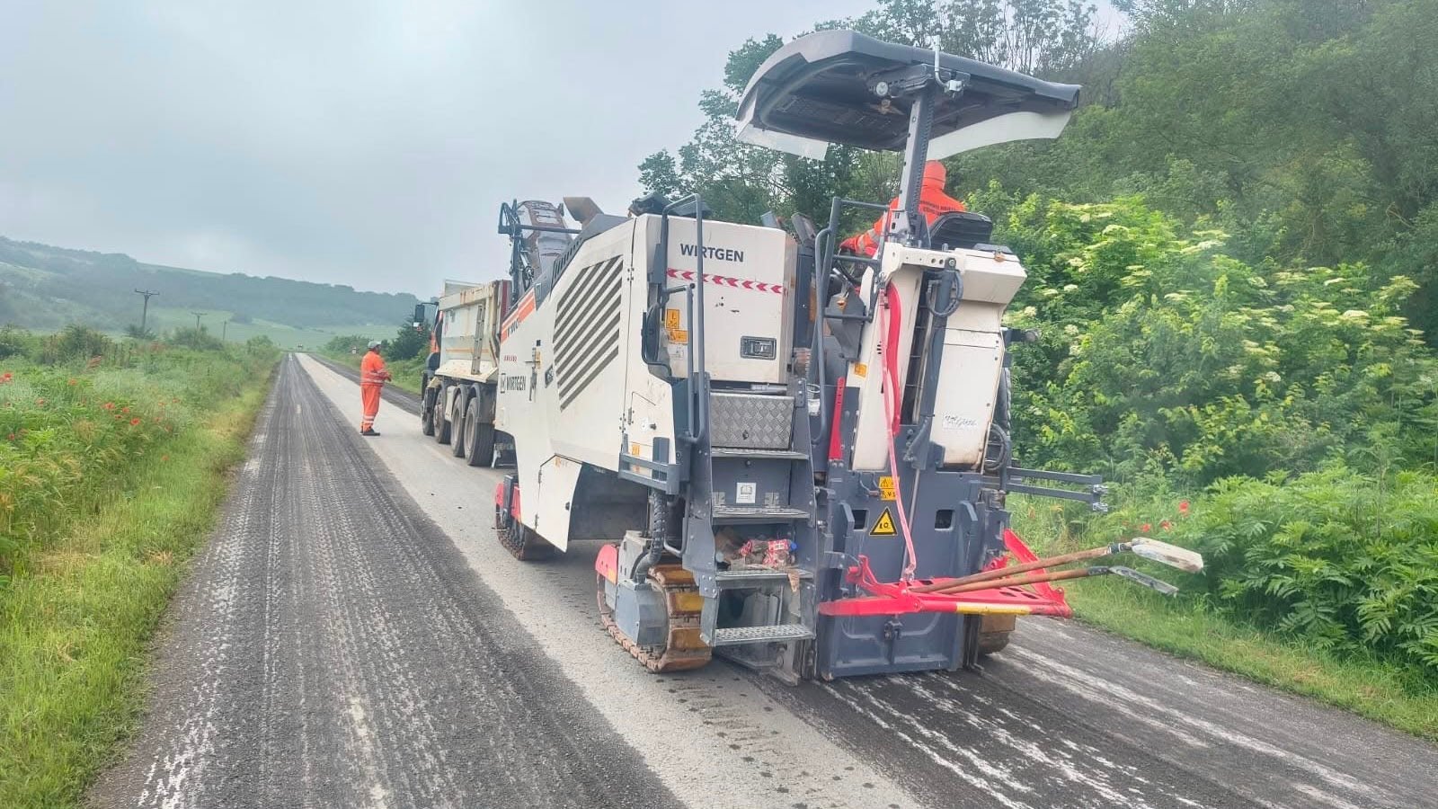 Lucrări pe drumurile județene din Constanța: intervenții pe DJ 391A, DJ 223 și DJ 392