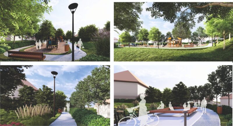 O zonă degradată din Ovidiu va fi transformată într-un parc modern. Investiție de 800.000 de euro
