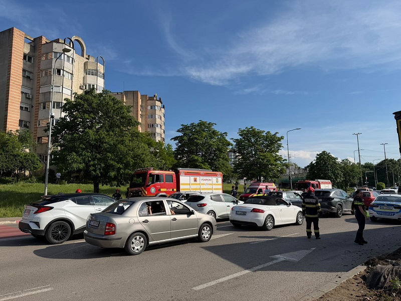 Detalii de la IPJ Constanța în cazul accidentului din zona Cireșica. Un șofer a provocat haos în oraș