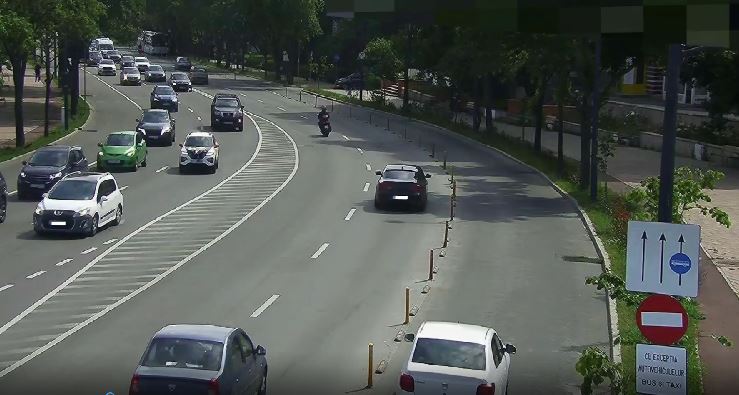 Monitorizare video pe benzile unice din Constanța. Ride-sharing-ul nu are acces