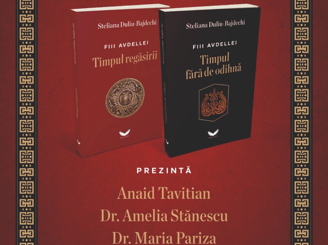 Dublă lansare de carte. Două romane, o singură lume: aromânii. Sau, cum ar zice ei, 𝒅𝒐𝒂𝒖𝒂̆ 𝒑𝒂̂𝒓𝒂̂𝒔𝒕𝒂̂𝒔𝒆𝒂𝒓𝒊 𝒅𝒊 𝒄𝒂𝒓𝒕𝒊