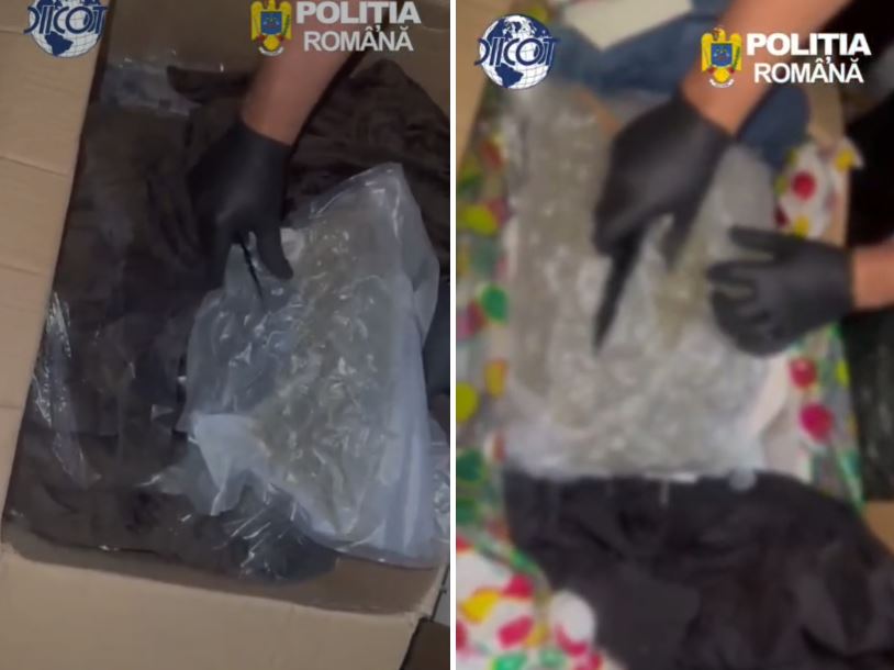 Droguri din Spania, trimise prin curier în Constanța. Pachet de 60.000 de euro, ridicat de anchetatori