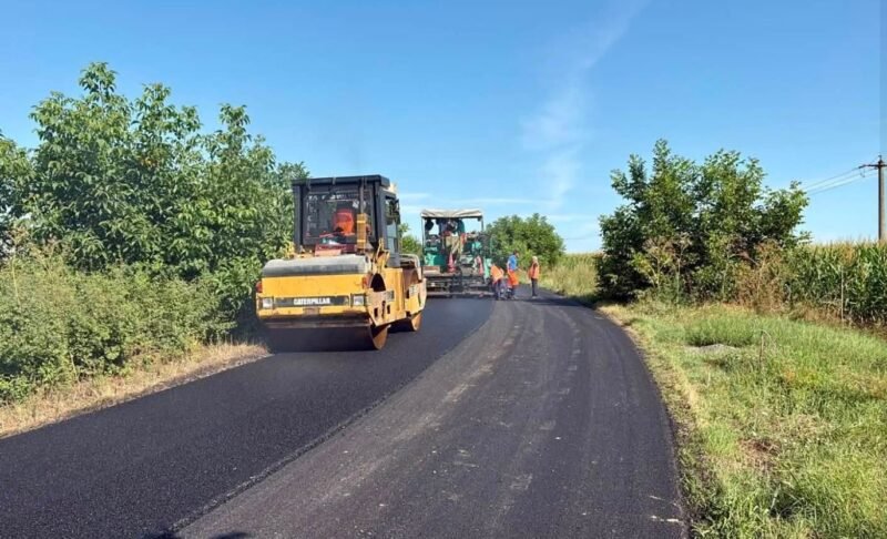 Drumul Județean Cerchezu – Viroaga, complet reabilitat. Lucrările de asfaltare au fost finalizate