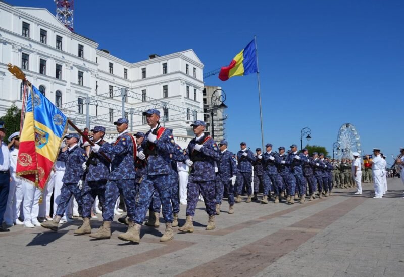 Ziua Imnului Național, marcată printr-o ceremonie militară la Constanța