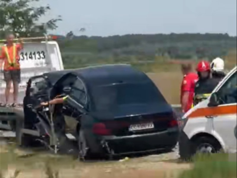 Accident cu patru maşini pe Autostrada Soarelui A2