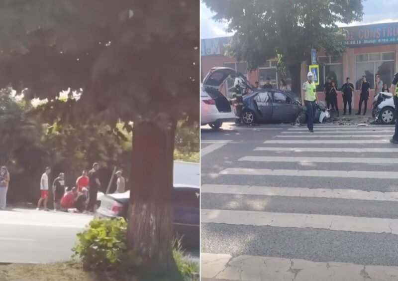 Accident cu victime în Eforie Sud! Trei autoturisme s-au ciocnit pe bulevardul Republicii