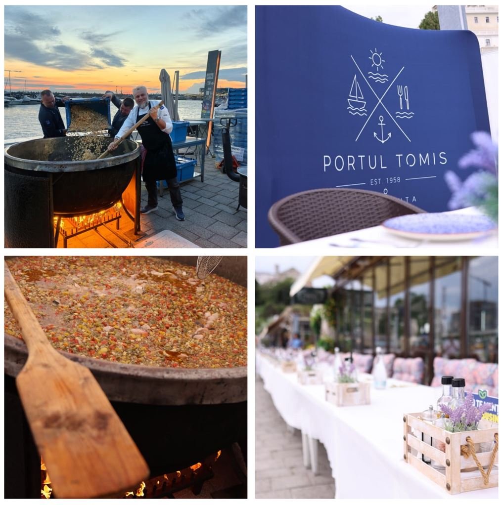 Borșul de sturion într-un ceaun de o tonă, vedeta unui eveniment gastronomic în Portul Tomis!