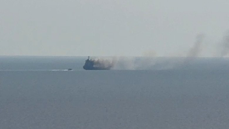 Un marinar rănit în incendiul de pe nava GAS LISBON s-a stins pe patul de spital. Tragedia s-a produs la două zile de la explozie