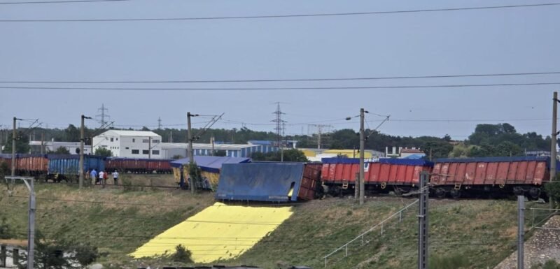 Alerta la ISU Dobrogea. Un vagon răsturnat și patru deraiate în Regionala CFR Palas din Constanța