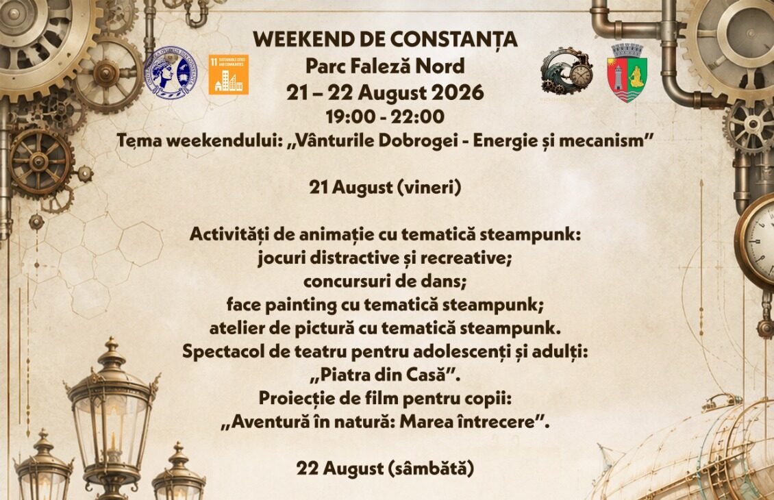 Weekend de Constanța aduce „Vânturile Dobrogei” în Parcul Faleză Nord