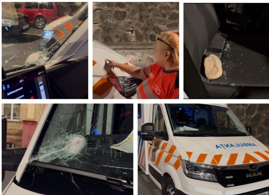 Șapte persoane, arestate preventiv după atacul asupra unei ambulanțe. Echipajul fusese trimis să salveze un pacient