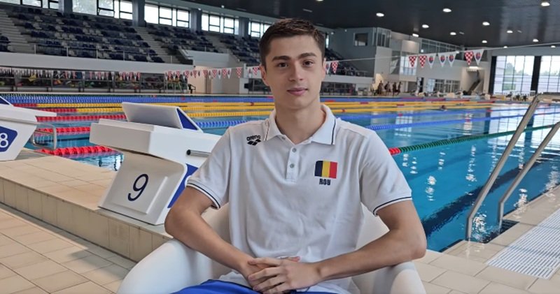 Andrei Proca, performanță la Europene! Tânărul de 18 ani, în finală la 1500 m liber