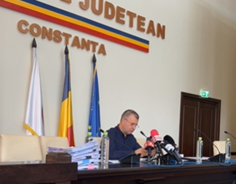 Consiliul Județean Constanța, ședință cu 41 de proiecte pe ordinea de zi. Florin Mitroi, absent