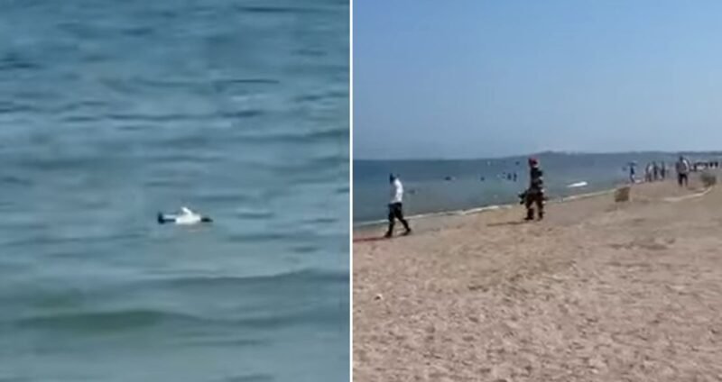 BREAKING NEWS. Obiect suspect, găsit în apa mării, în Mamaia. Zona a fost izolată