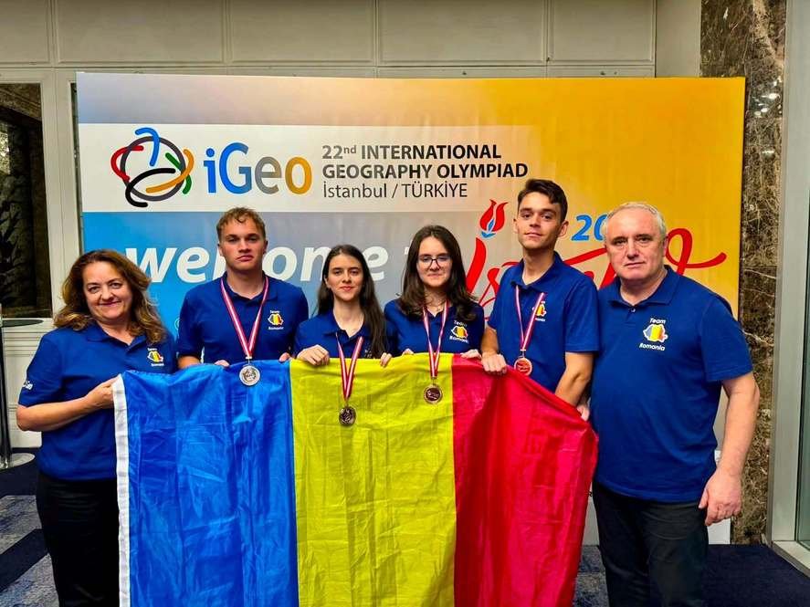Tineri cu care ne mândrim! Medalii de argint şi de bronz pentru România la Olimpiada Internaţională de Geografie