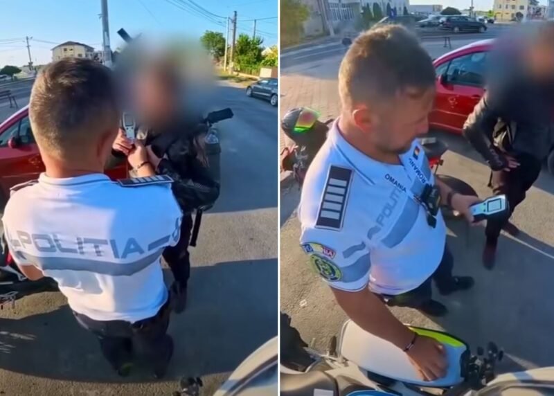 Trei beri la plajă, 90 de zile fără permis. Un motociclist din Ilfov, prins băut la Tuzla