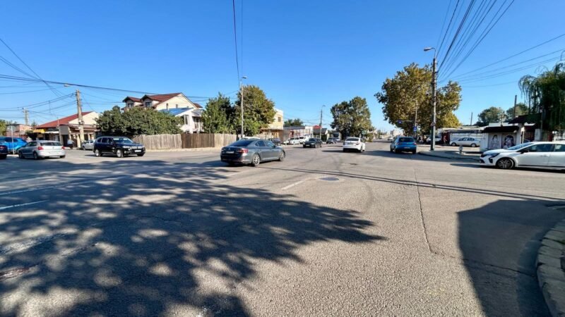 Un sens giratoriu va fi amenajat într-o intersecție din Constanța
