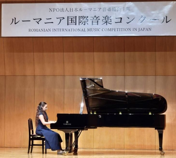 O constănțeancă pe podium la Tokyo. Antonia Tașu, premiată la Romania International Music Competition