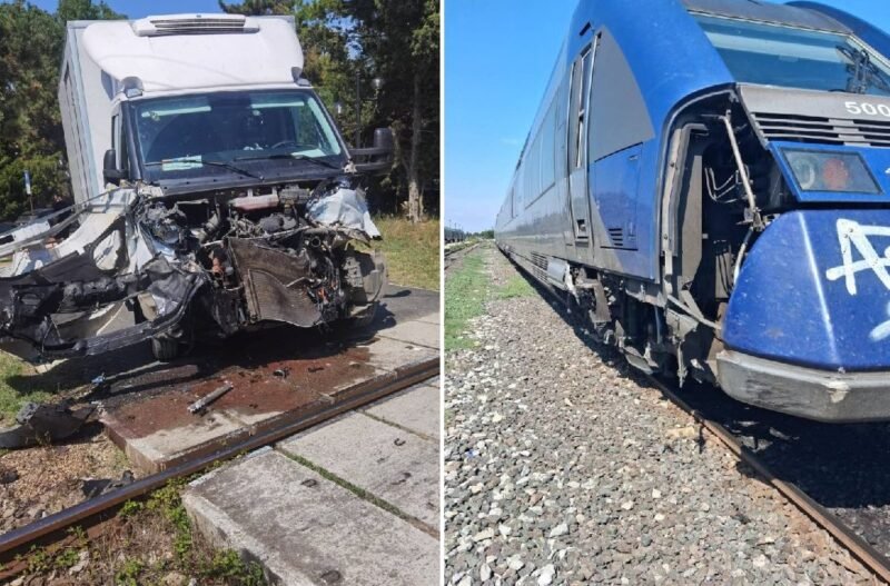 Accident feroviar între Costinești și Neptun. Autoturism, lovit de un tren Regio Călători 