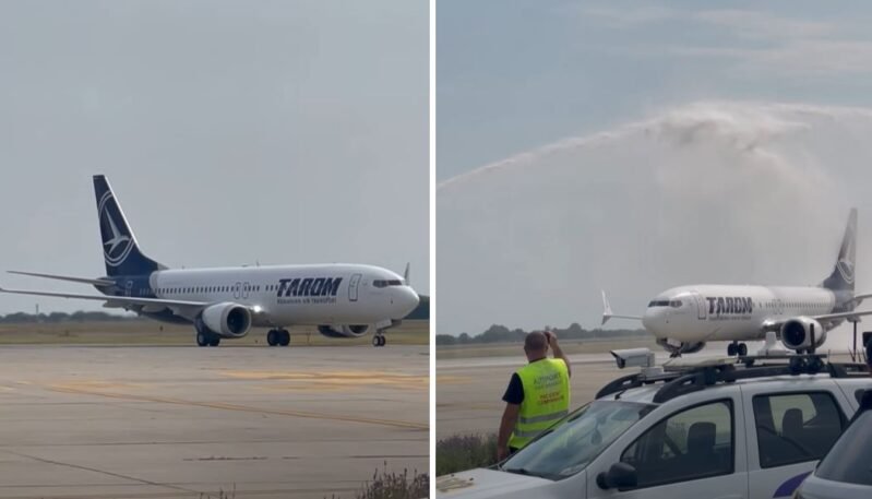 Avionul „Mircea Lucescu”, noua aeronavă din flota TAROM. Pe ce rute va zbura