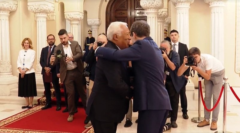 Nicuşor Dan l-a primit la Cotroceni pe Antonio Costa. Președintele Consiliului European are întâlniri la București