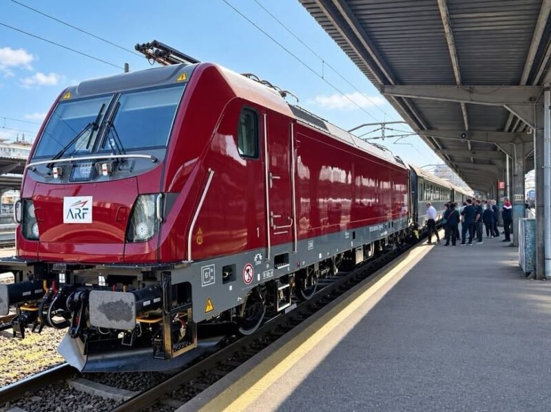Prima locomotivă electrică nouă a intrat în circulație pe ruta București–Constanța