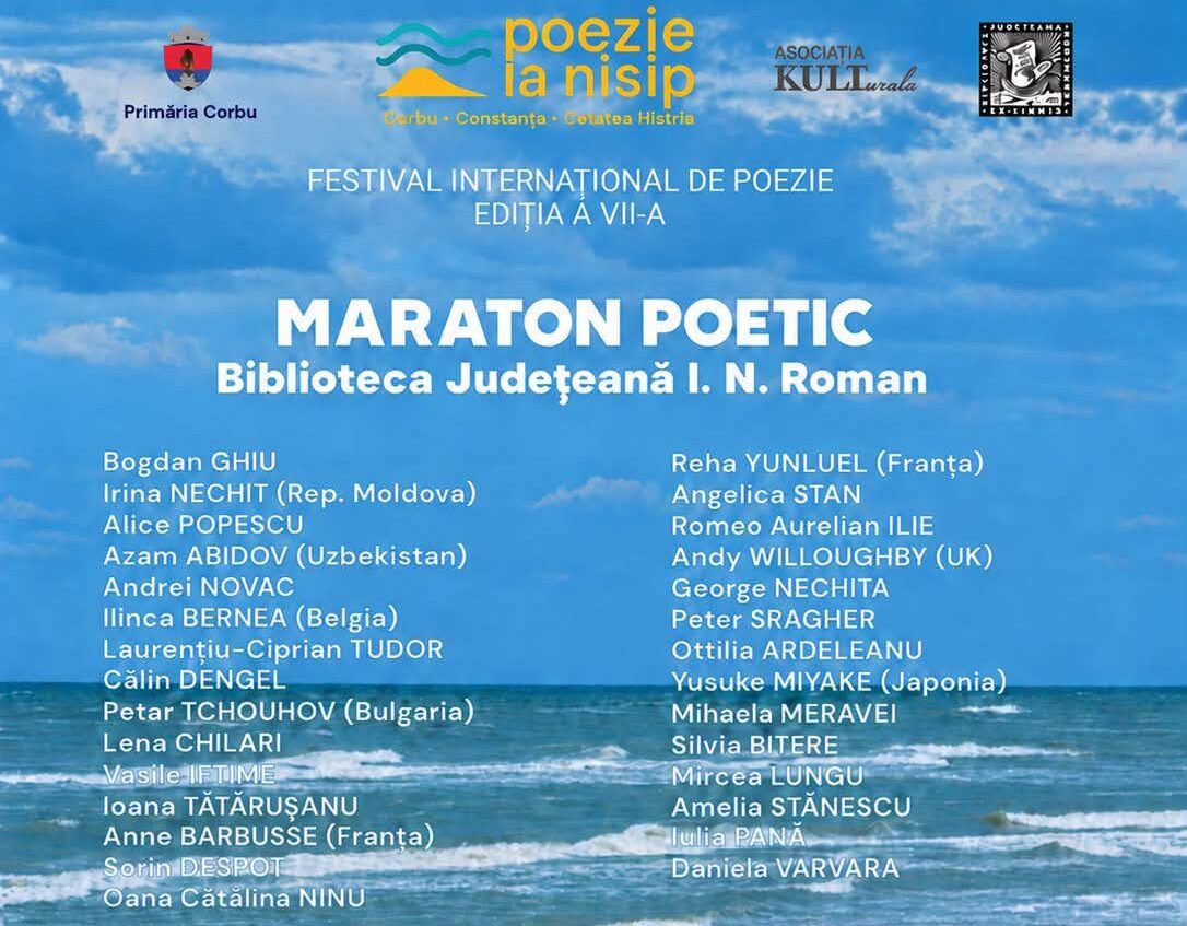 Constanța devine, timp de patru zile, capitala poeziei: 30 de poeți din România și din străinătate, la „Poezie la Nisip”