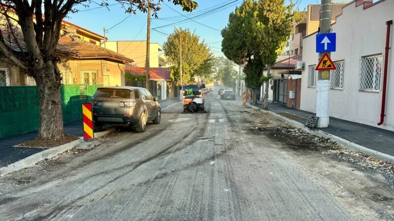 Trafic restricționat pe strada Doctor Nicolae Sadoveanu pentru lucrări de asfaltare